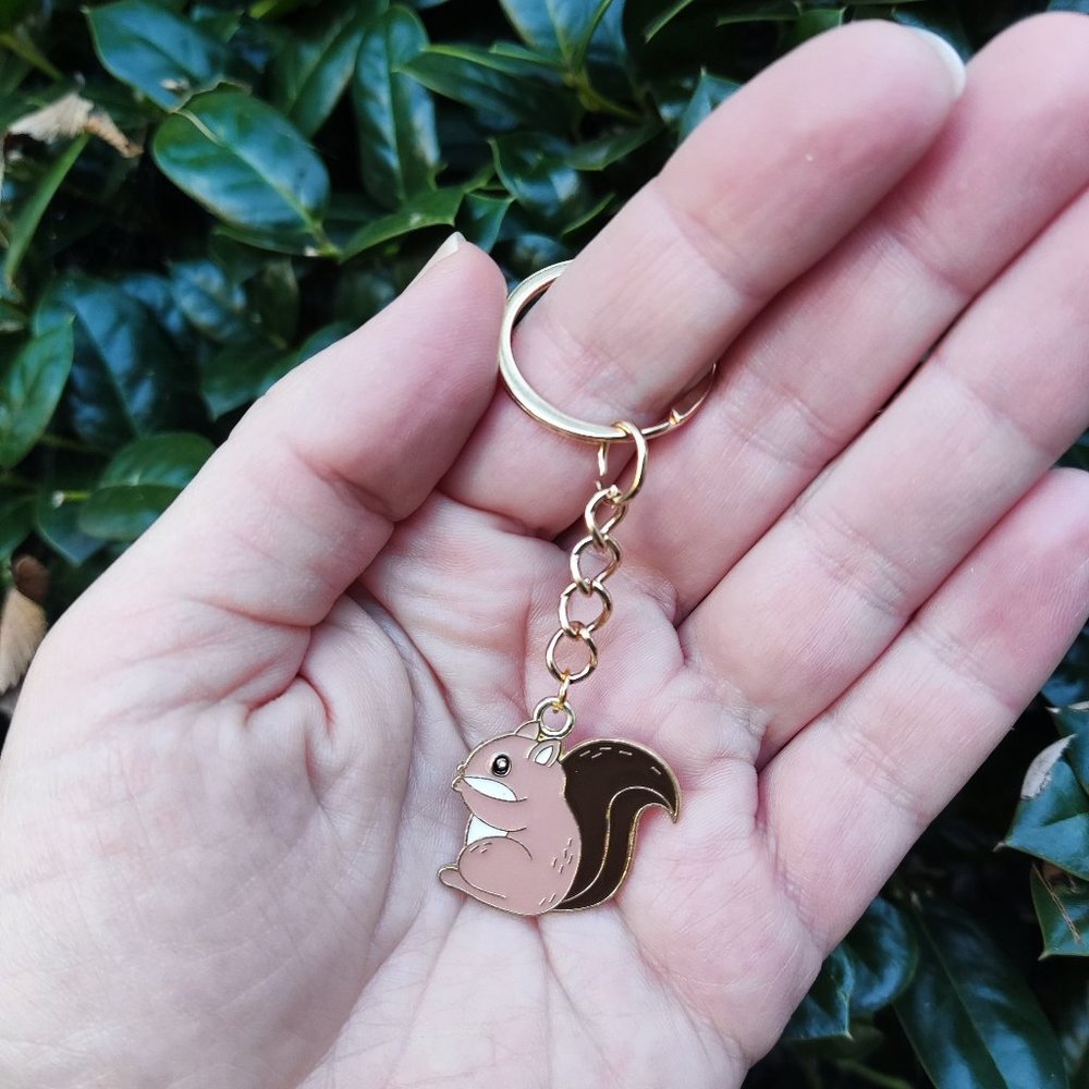 Squirrel Keychain